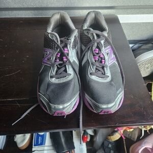 New Balance  Womens Fantom Fit 1765 Running Shoes Gray Pink Size 8.5 B WW1765BP